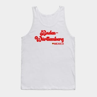 Baden-Württemberg: I love Germany  Deutschland Tank Top